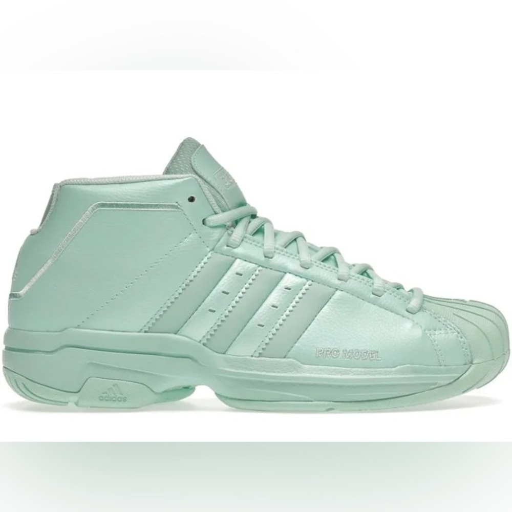Adidas Pro Model 2G Clear Mint Aqua Men’s 6.5 Women’s 8 Basketball Sneakers